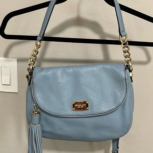 MICHAEL Michael Kors Bedford Tassel Medium Convertible Leather Shoulder Bag